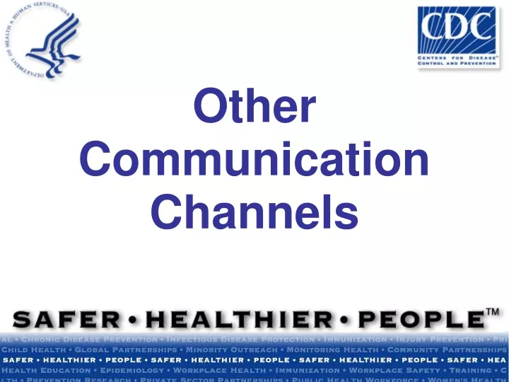 other communication channels