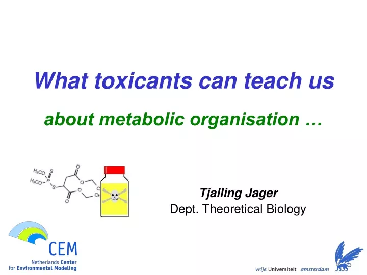 what toxicants can teach us