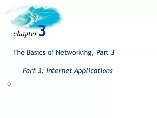 The Basics of Networking, Part 3