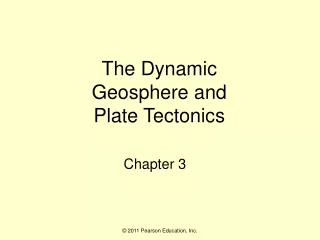 The Dynamic Geosphere and Plate Tectonics