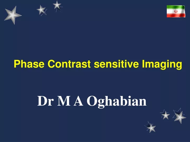 phase contrast sensitive imaging