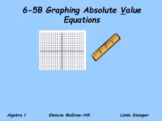 6-5B Graphing Absolute  V alue Equations