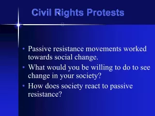 Civil Rights Protests