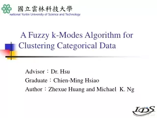 A Fuzzy k-Modes Algorithm for Clustering Categorical Data