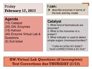 Friday February 17, 2017