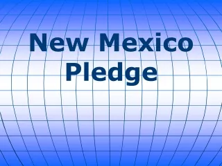 New Mexico Pledge