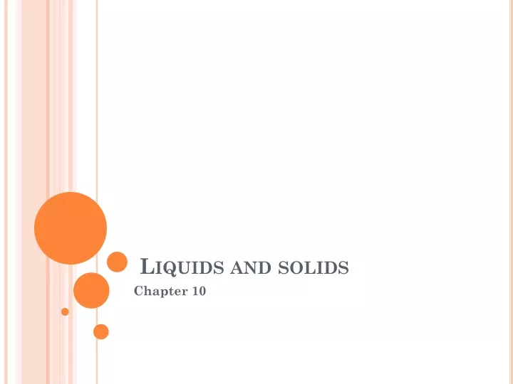 liquids and solids