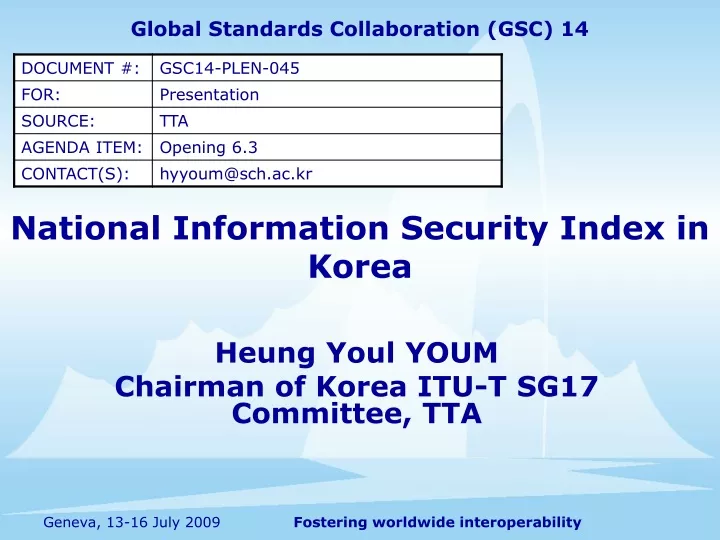 national information security index in korea