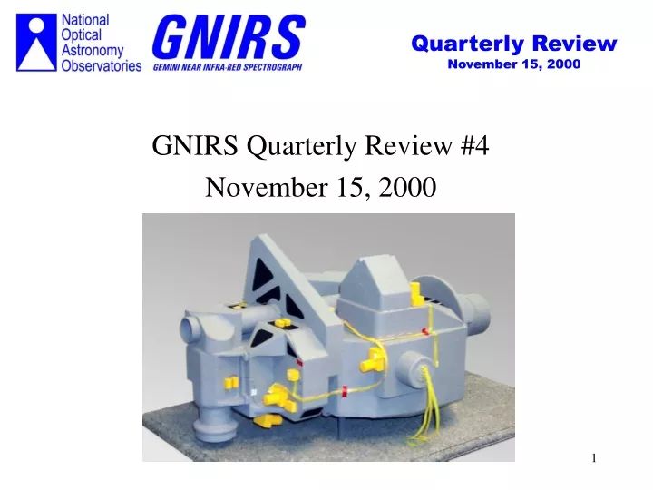 gnirs quarterly review 4 november 15 2000