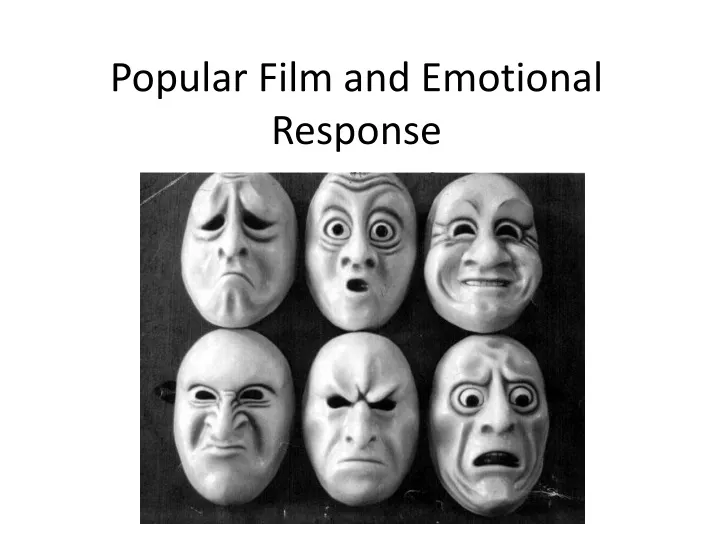 popular film and emotional response