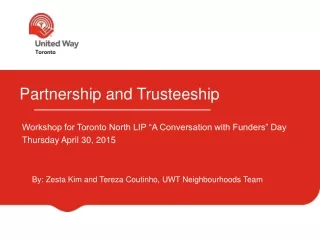 Partnership and Trusteeship