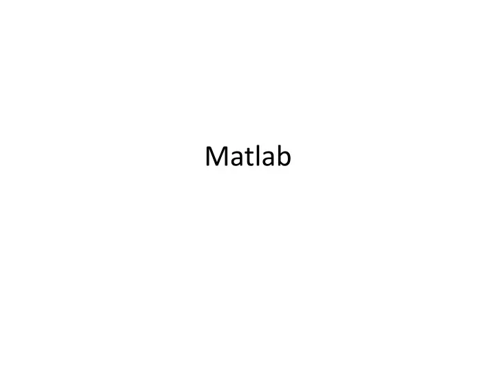 matlab