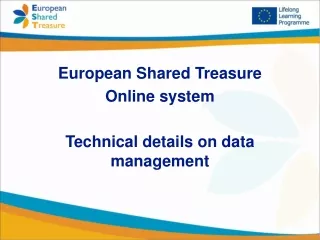 European Shared Treasure Online system