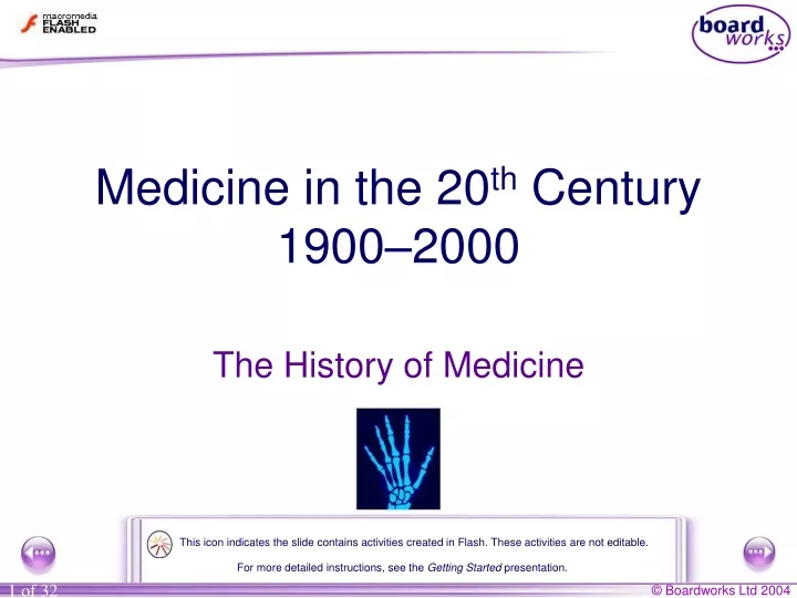 medicine in the 20 th century 1900 2000