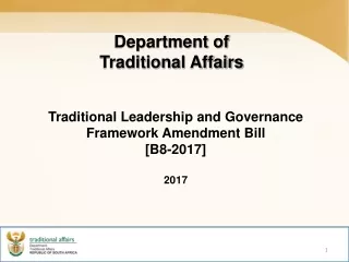 Department of Traditional Affairs