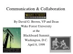 Enhancing Learning Through Communication and Collaboration - slide 1