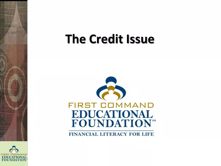 the credit issue
