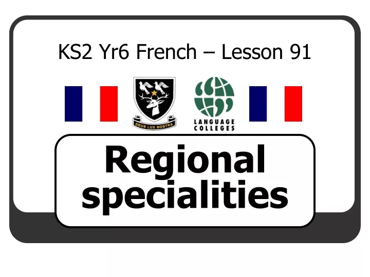 ks2 yr6 french lesson 91