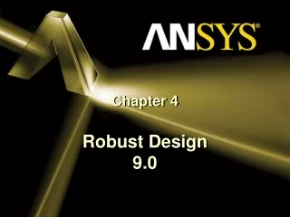 Chapter 4 Robust Design 9.0