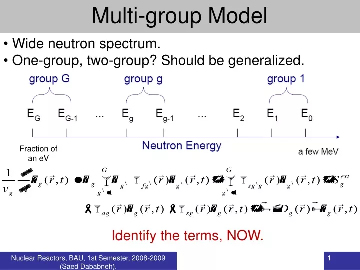 multi group model