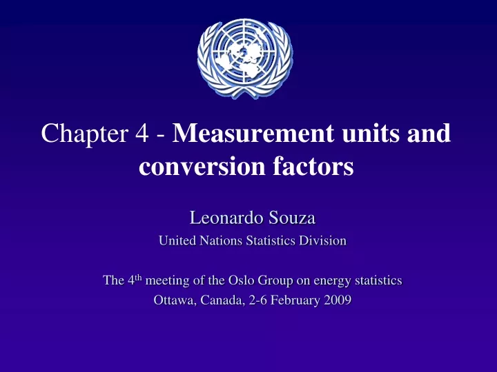chapter 4 measurement units and conversion factors
