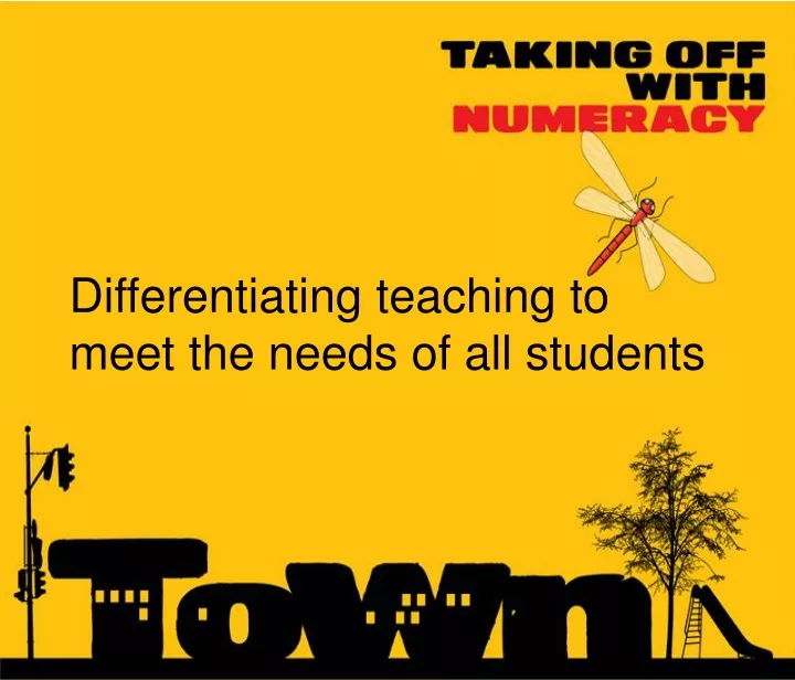 differentiating teaching to meet the needs
