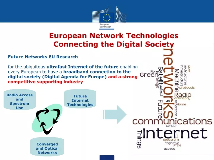 european network technologies connecting the digital society