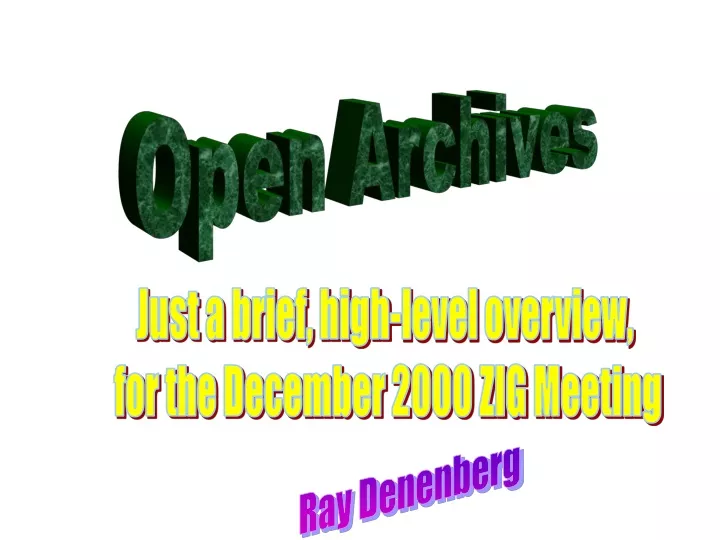 open archives