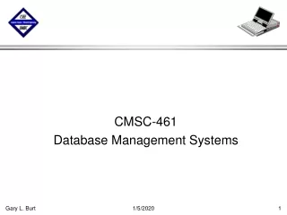 CMSC-461 Database Management Systems