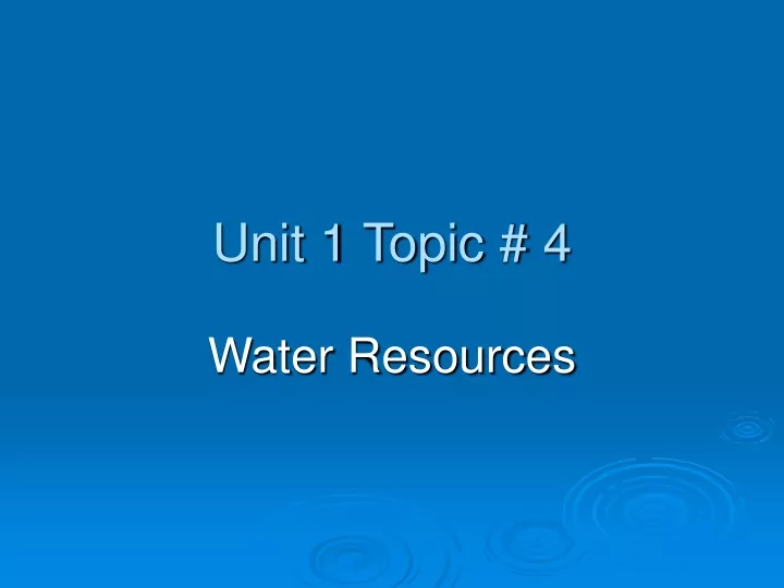 unit 1 topic 4