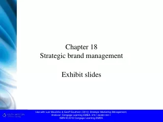 Chapter 18 Strategic brand management