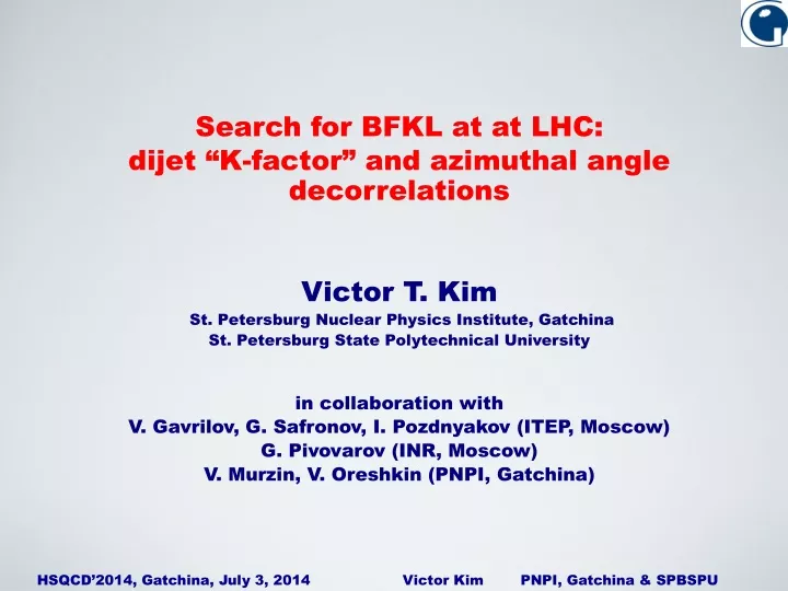 search for bfkl at at lhc dijet k factor