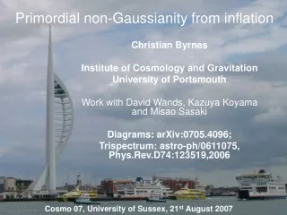 Primordial non-Gaussianity from inflation