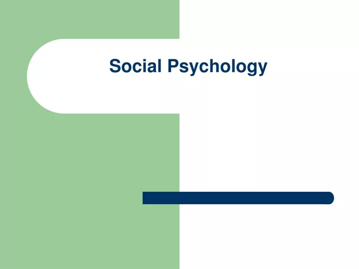 social psychology