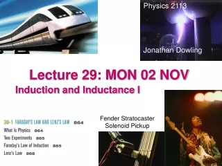 Lecture 29: MON 02 NOV