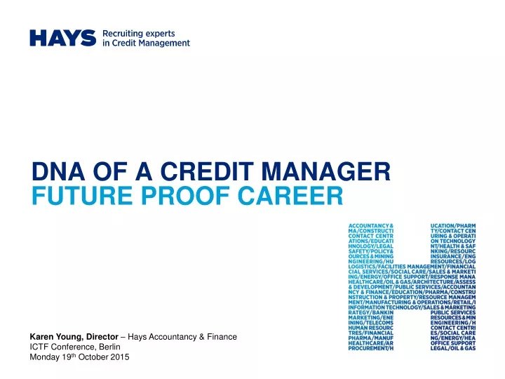 dna of a credit manager future proof career