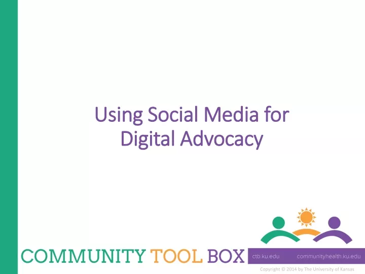 using social media for digital advocacy