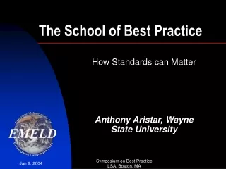 The School of Best Practice