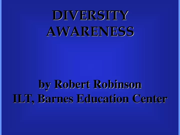 diversity awareness