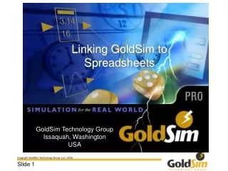 Linking GoldSim to Spreadsheets