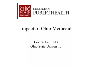 Impact of Ohio Medicaid