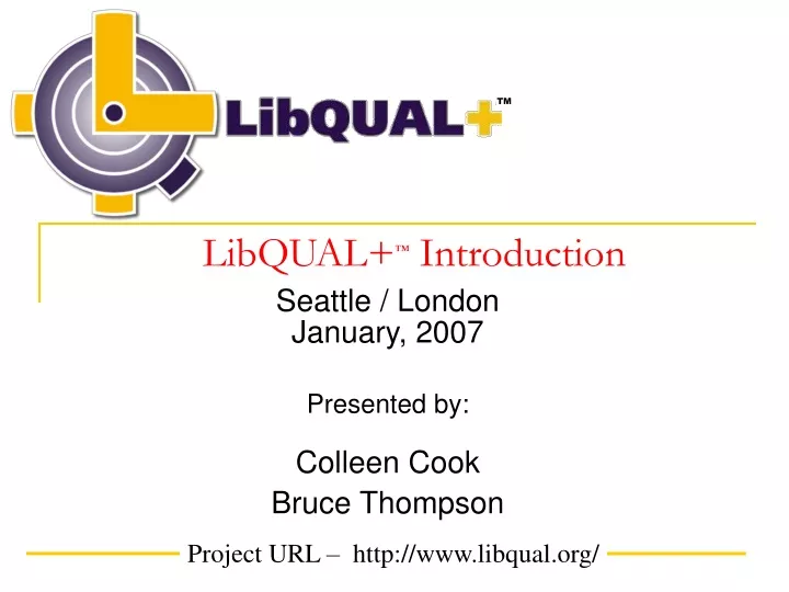 libqual introduction