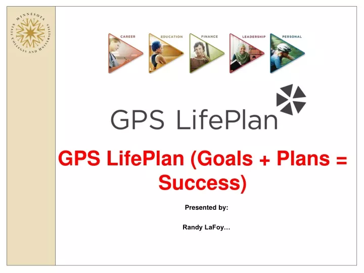gps lifeplan goals plans success