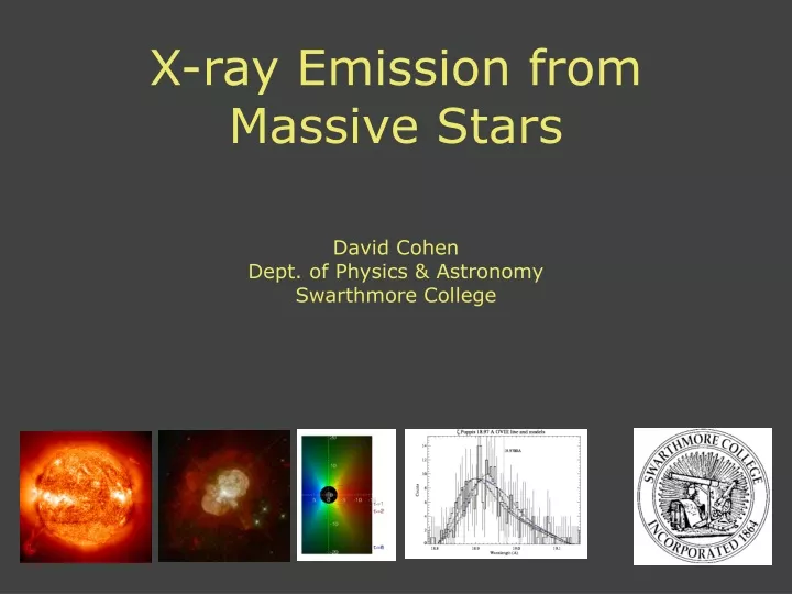 x ray emission from massive stars