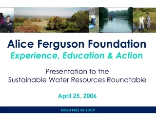 Alice Ferguson Foundation Experience, Education &amp; Action