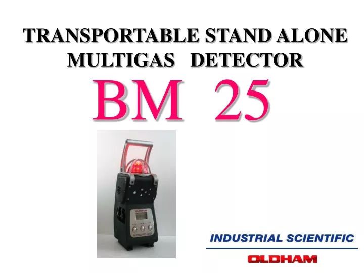 transportable stand alone multigas detector