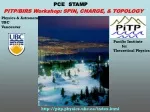 Quantum Dynamics of Spin, Charge, & Topology in Physics & Astronomy Workshops - slide 1