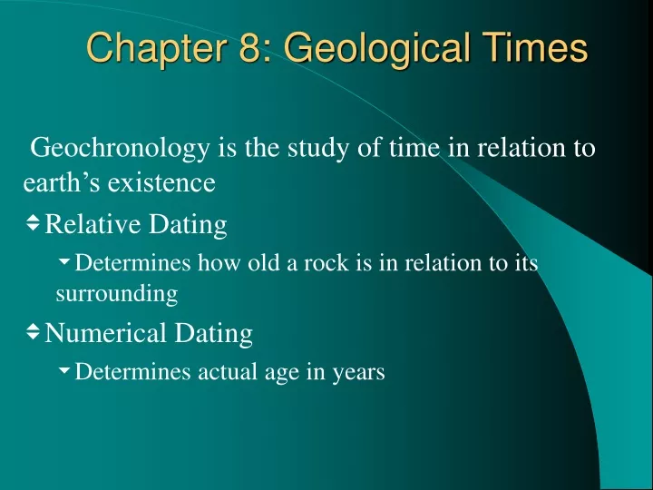 chapter 8 geological times