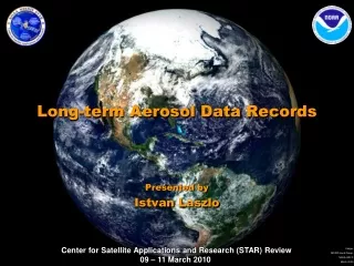 Long-term Aerosol Data Records