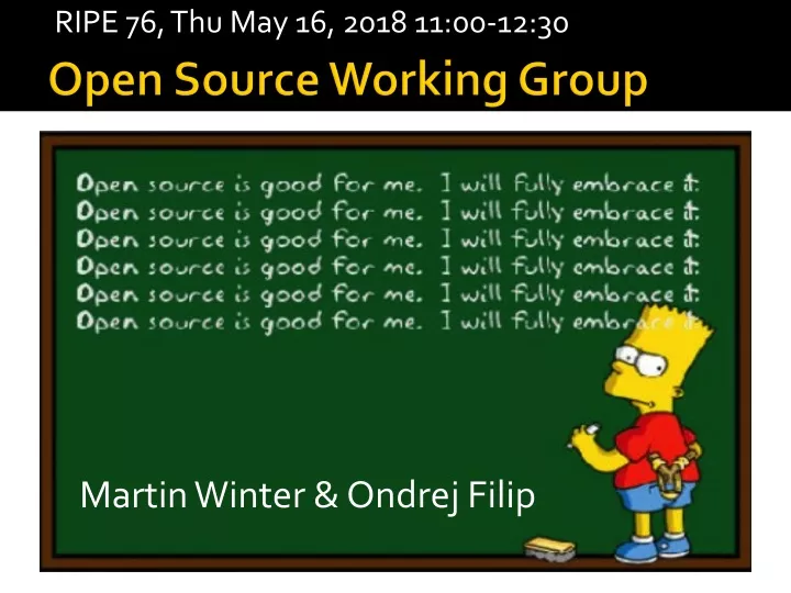 open source working group